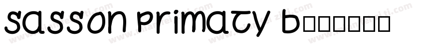 sasson primaty b字体转换